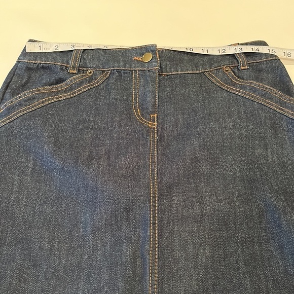 R.E.D. Valentino Denim Pencil Skirt Size 42 EUR 6 US - Picture 8 of 16
